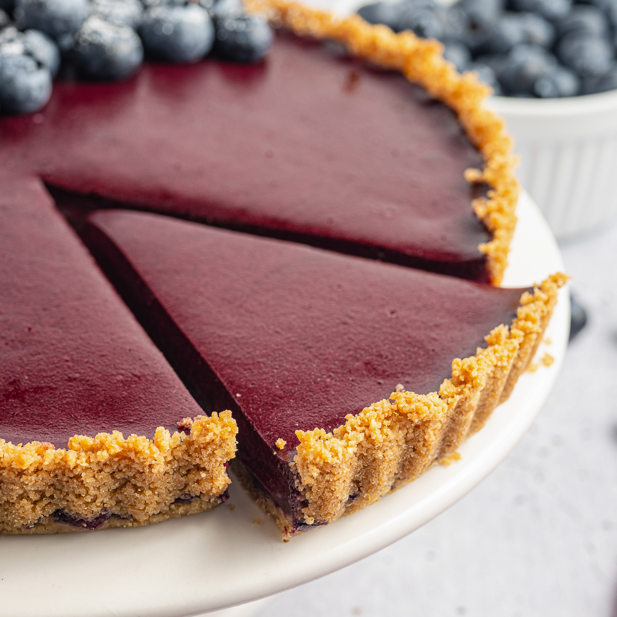 Blueberry Curd Tart