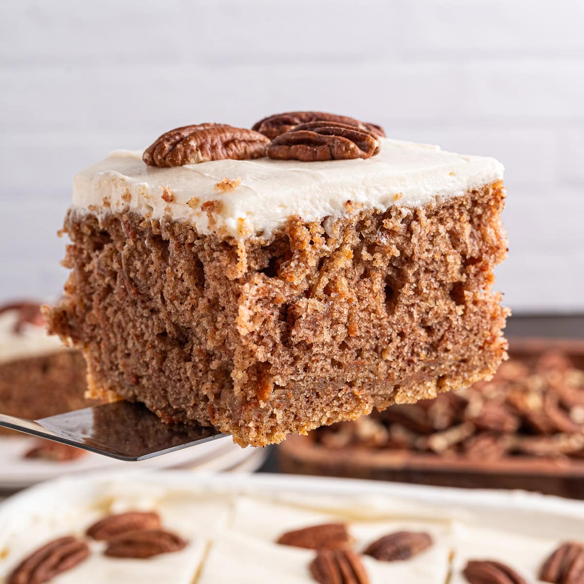 Eggless Carrot Cake