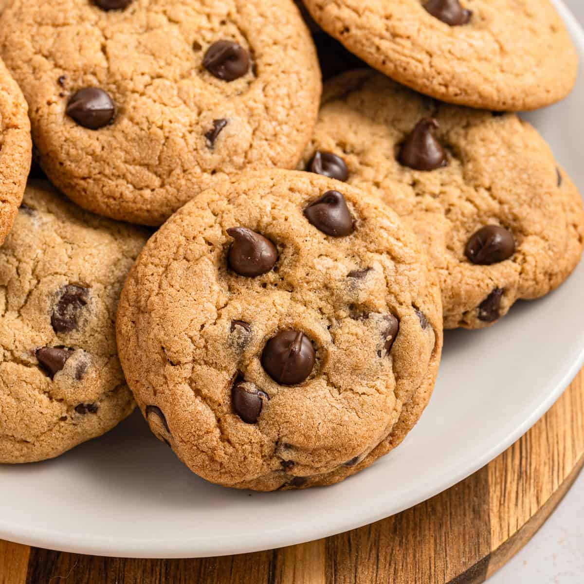 Eggless Chocolate Chip Cookies